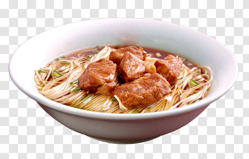 Okinawa Soba Laksa Beef Noodle Soup Ramen Chinese Noodles - Rice - Green Onion Transparent PNG