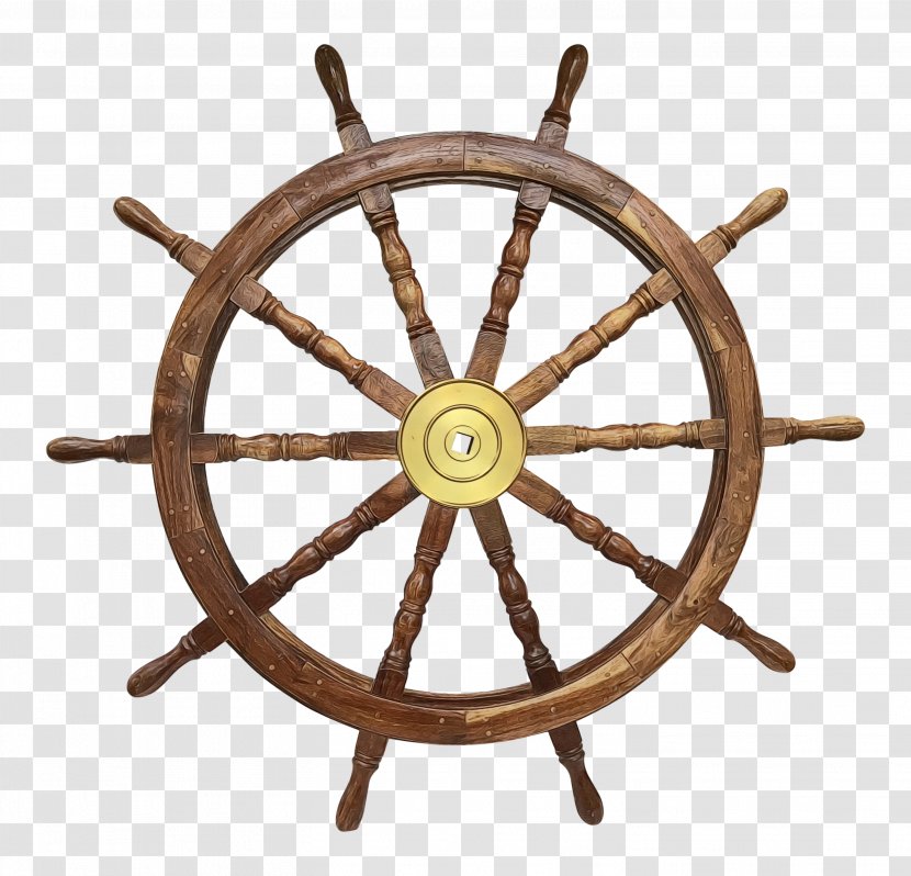 Ship Steering Wheel Background - Rim - Table Transparent PNG