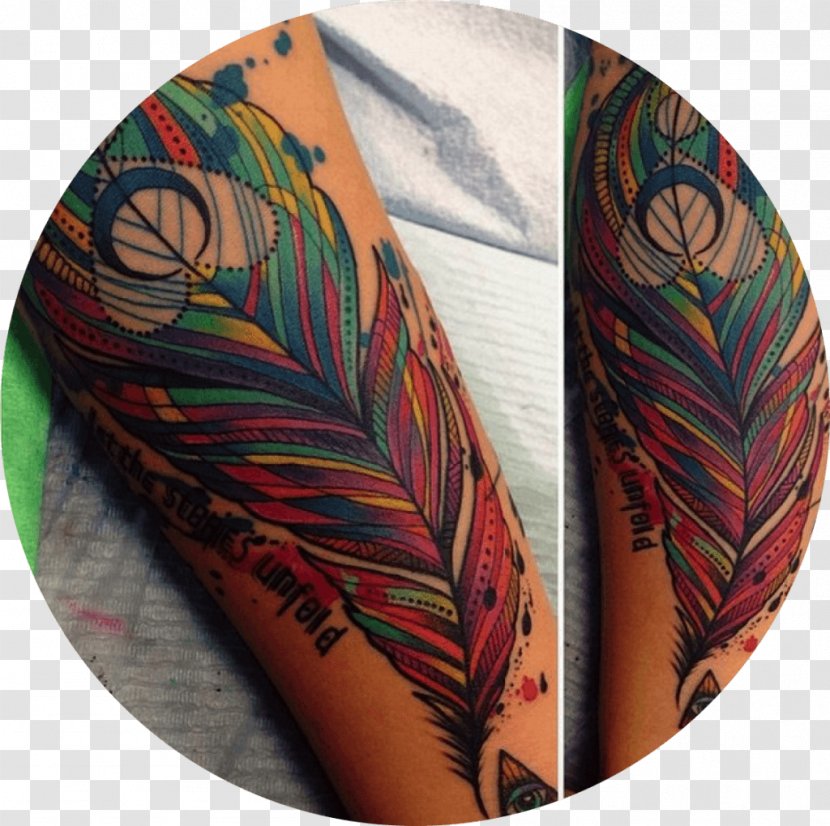 Tattoo Idea Color Feather - Ink - Katie's Pastry Transparent PNG