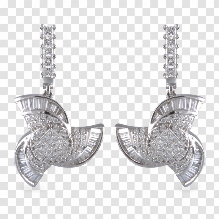 Earring Cubic Zirconia Crystal System Diamond Charms & Pendants Transparent PNG