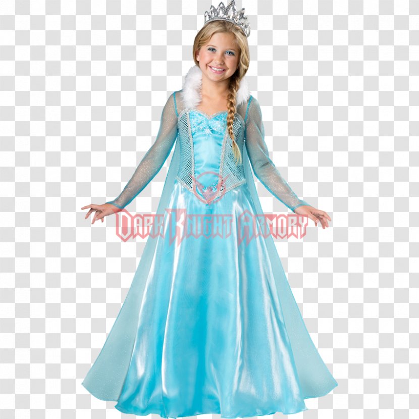 Costume Elsa Princess The Snow Queen Dress - Silhouette Transparent PNG
