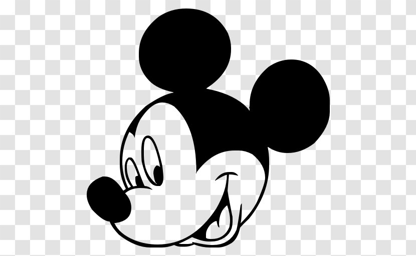 Mickey Mouse Minnie Black And White Clip Art - Watercolor Transparent PNG