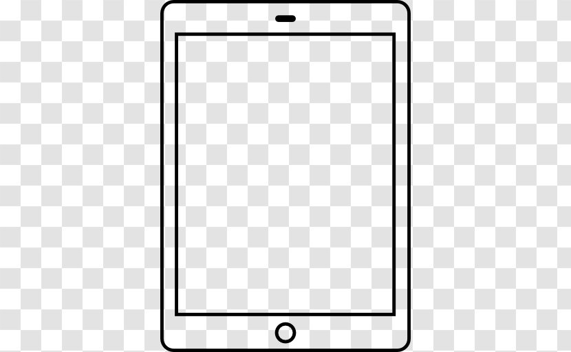 IPad Mini IPod Touch Clip Art - Area - Ipad Template Transparent PNG