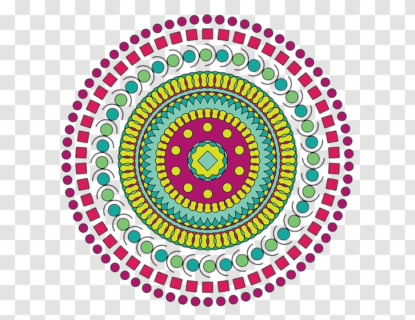 Color Blindness Ishihara Test Vision Chart - Indian Mandala Transparent PNG