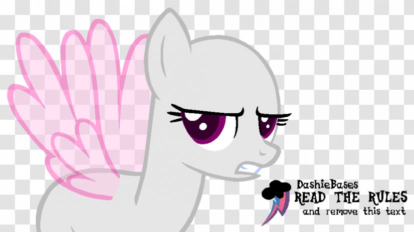 My Little Pony DeviantArt Base - Heart Transparent PNG