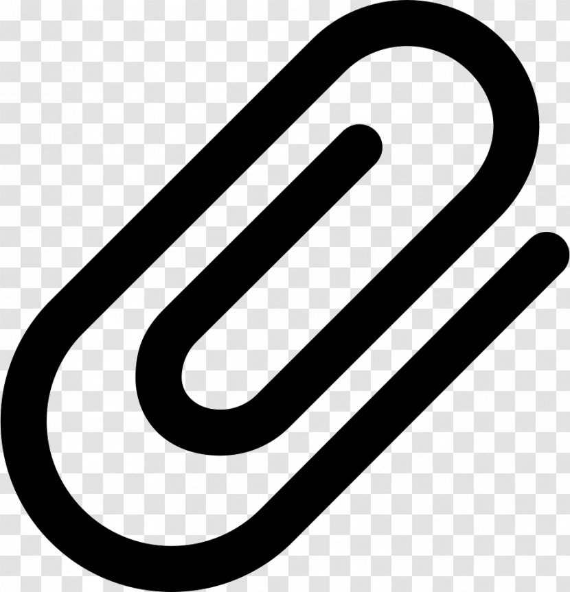 Email Attachment Symbol Image Paper Clip - Document Transparent PNG