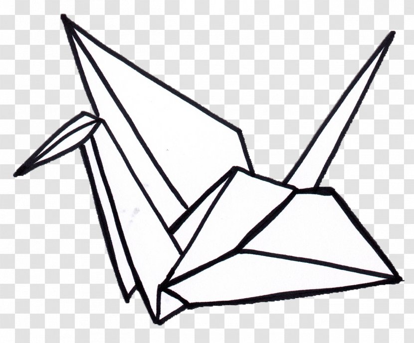 Thousand Origami Cranes Paper Drawing Orizuru - Crane Transparent PNG