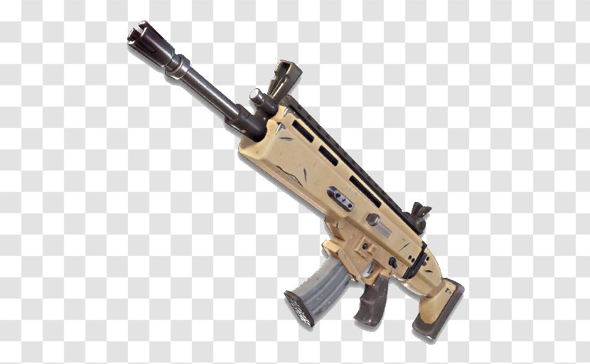 Fortnite Battle Royale FN SCAR PlayerUnknown's Battlegrounds Cross-platform Play - Watercolor - Scar Transparent PNG