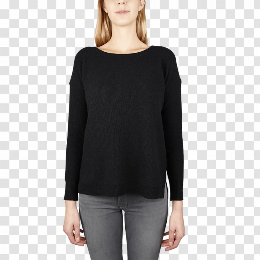 Long-sleeved T-shirt Sweater Clothing - Shoulder - Women Luxury Transparent PNG