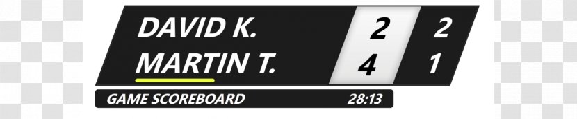 Logo Brand - Text - Score Board Transparent PNG