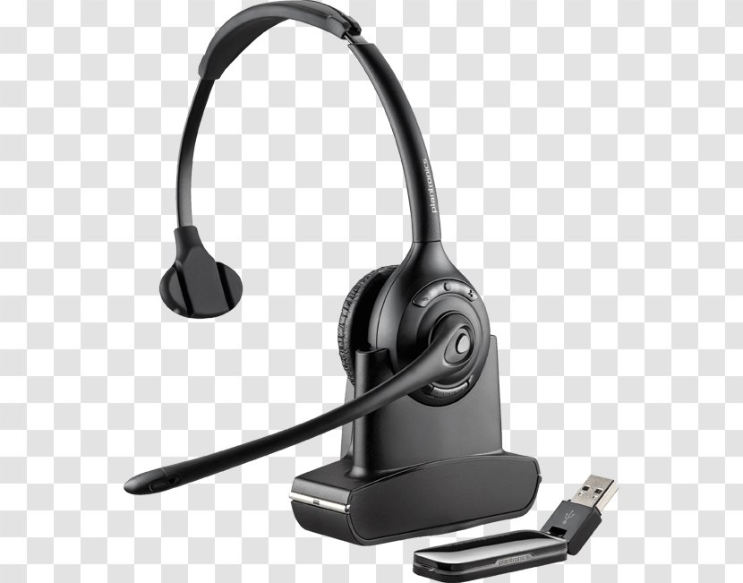 Xbox 360 Wireless Headset Plantronics Savi W410-M Mono 84007-01 Headphones Transparent PNG