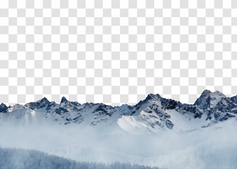 Cartoon Nature Background - Snow - Terrain World Transparent PNG