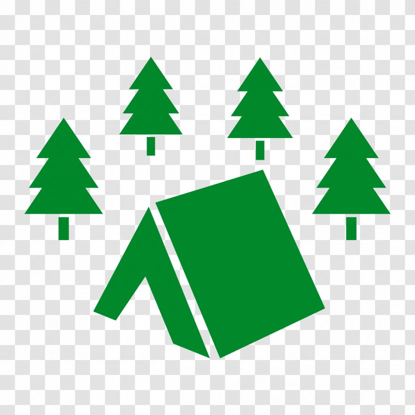 Christmas Tree Day Illustration Campsite Camping - Leaf - Tent Sale Flyer Downloadable Transparent PNG