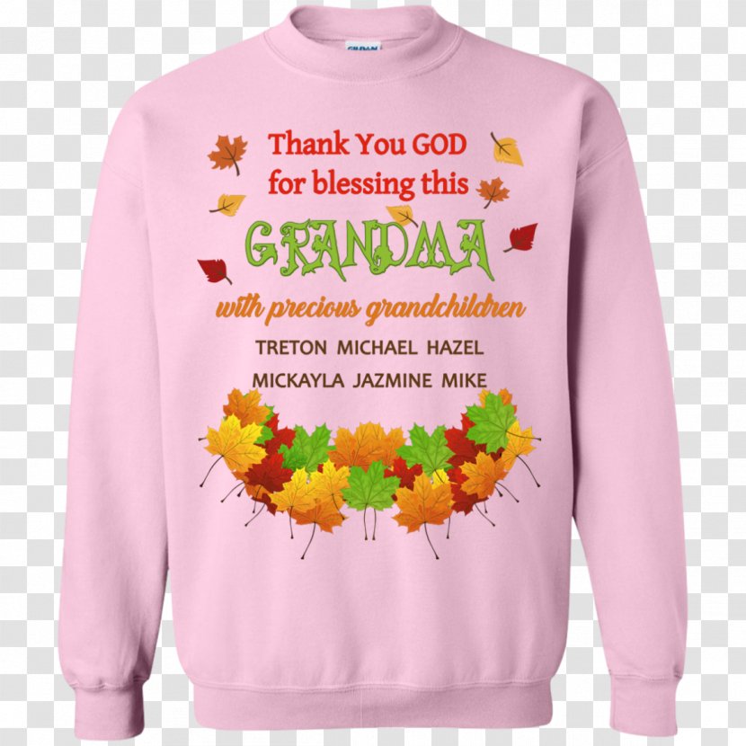 T-shirt Hoodie Crew Neck Sweater Clothing - Pill - Thank God Transparent PNG