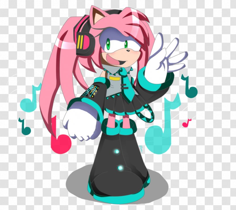 Amy Rose Sonic The Hedgehog Love Clip Art - Silhouette Transparent PNG