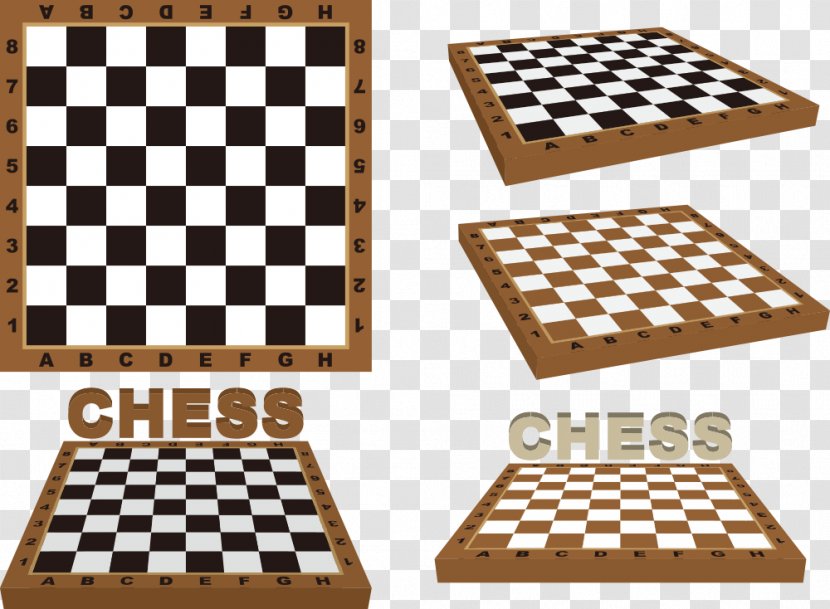 Shape Square Game - Wood - Vector Chess Board Transparent PNG