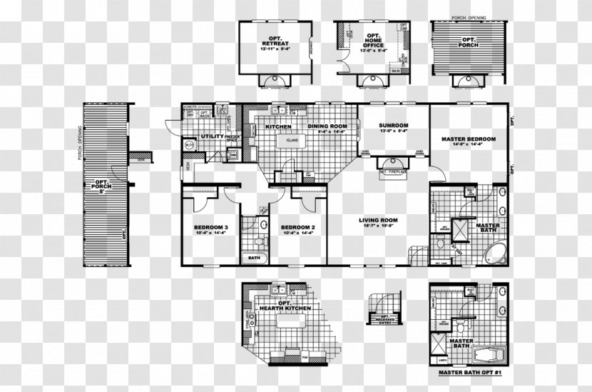 Floor Plan TRU Factory Direct Housing Living Room - Schultuumlte Transparent PNG