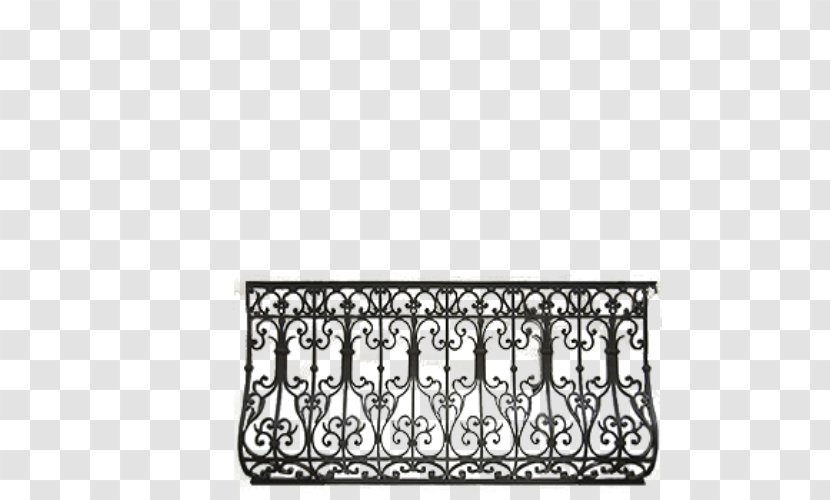 Handrail Balcony Wrought Iron Stairs - Ironwork Transparent PNG
