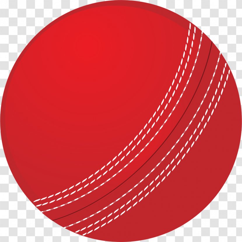 Cricket Balls Bats Clip Art - Red - Ball Transparent PNG