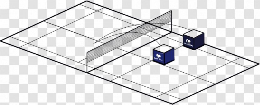 Shuttlecock Badminton Sport /m/02csf - Rectangle - Court Transparent PNG