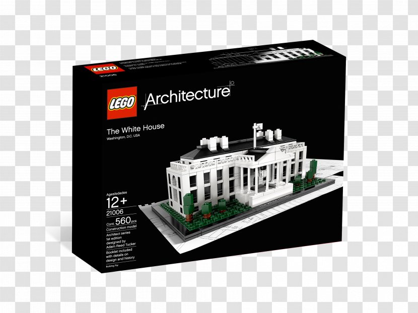 Lego Architecture Toy - Architect - White House Transparent PNG
