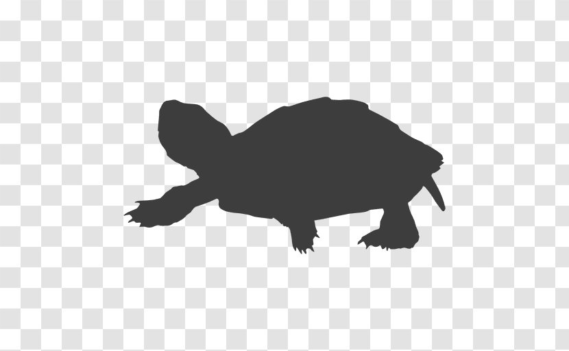 Sea Turtle Tortoise Silhouette - Fauna Transparent PNG