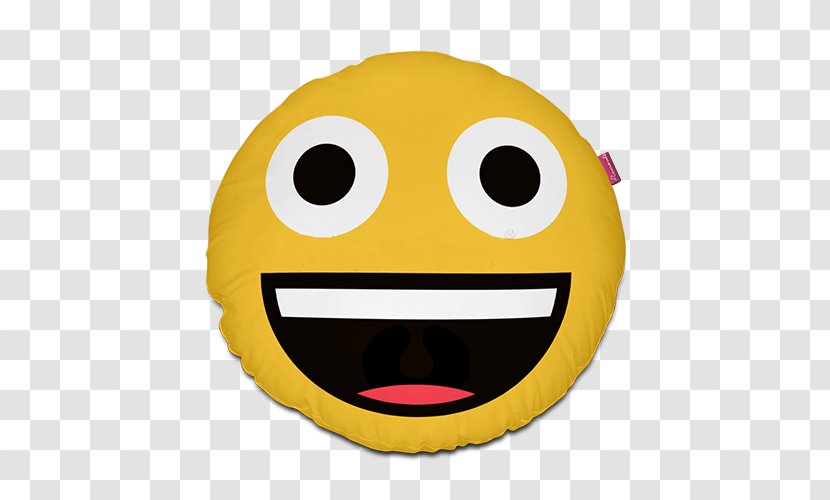 Smiley Face With Tears Of Joy Emoji Emoticon Pillow - Smile Transparent PNG