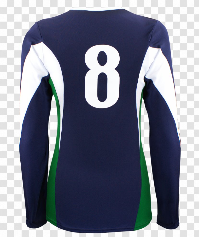 T-shirt Sleeve Sports Fan Jersey Volleyball - Uniform Back View Transparent PNG
