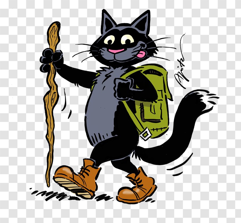 Black Cat Zell (Mosel) Schwarze Katz Moselle - Cartoon Transparent PNG
