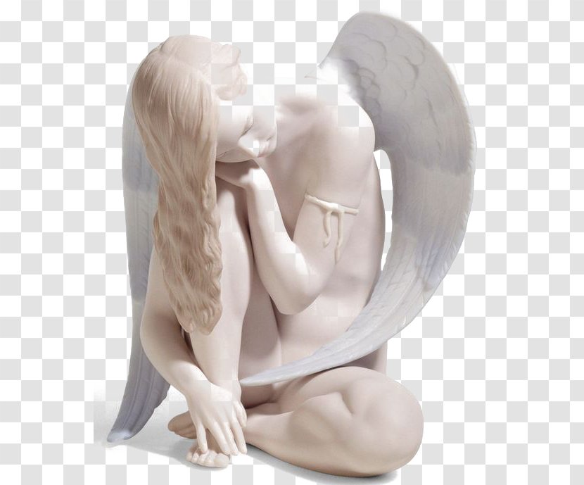 Lladrxf3 Figurine Angel Porcelain Collectable - Joint - Statue Transparent PNG