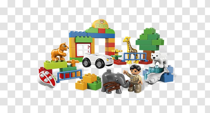 LEGO 6136 DUPLO My First Zoo Town Building Set Lego Minifigure - Toy Block Transparent PNG