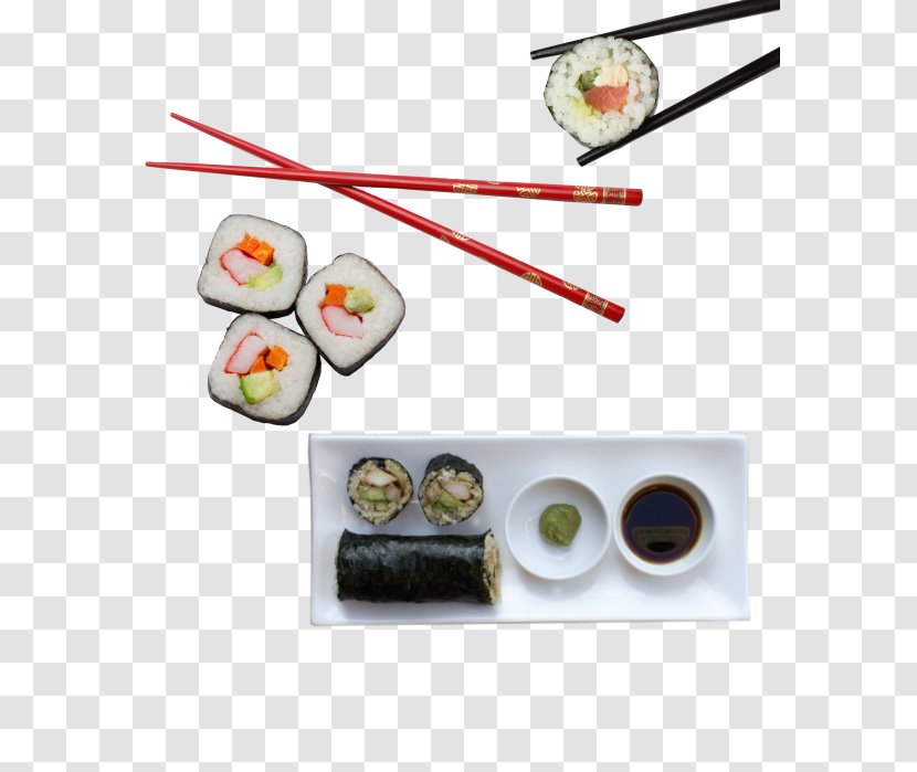 Sushi Japanese Cuisine Onigiri Cooking - Recipe - Material Transparent PNG