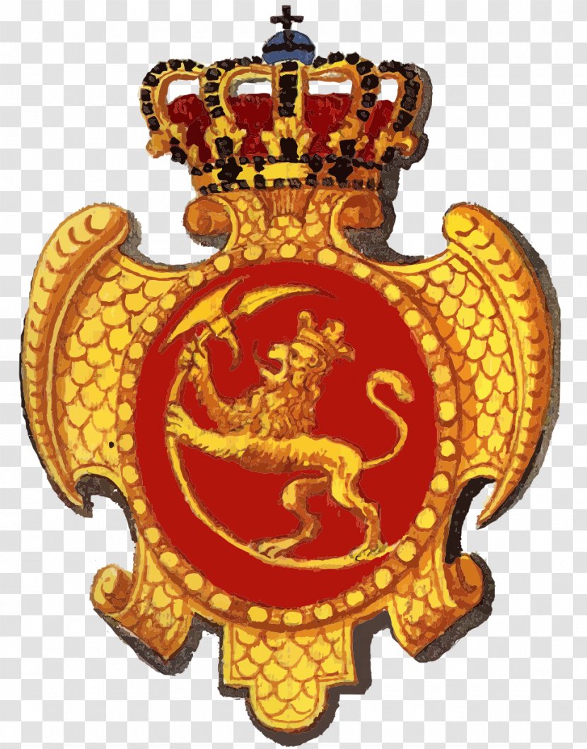 Kingdom Of Norway (1814) Coat Arms Lion - Badge Transparent PNG