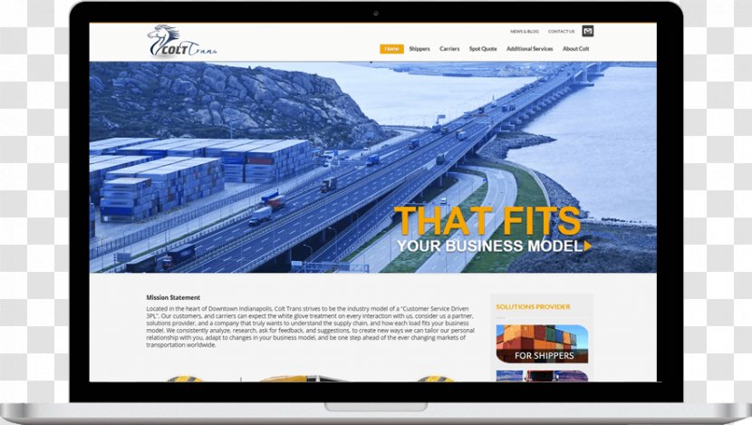 Website Development Web Design Service Logistics - Transport Transparent PNG
