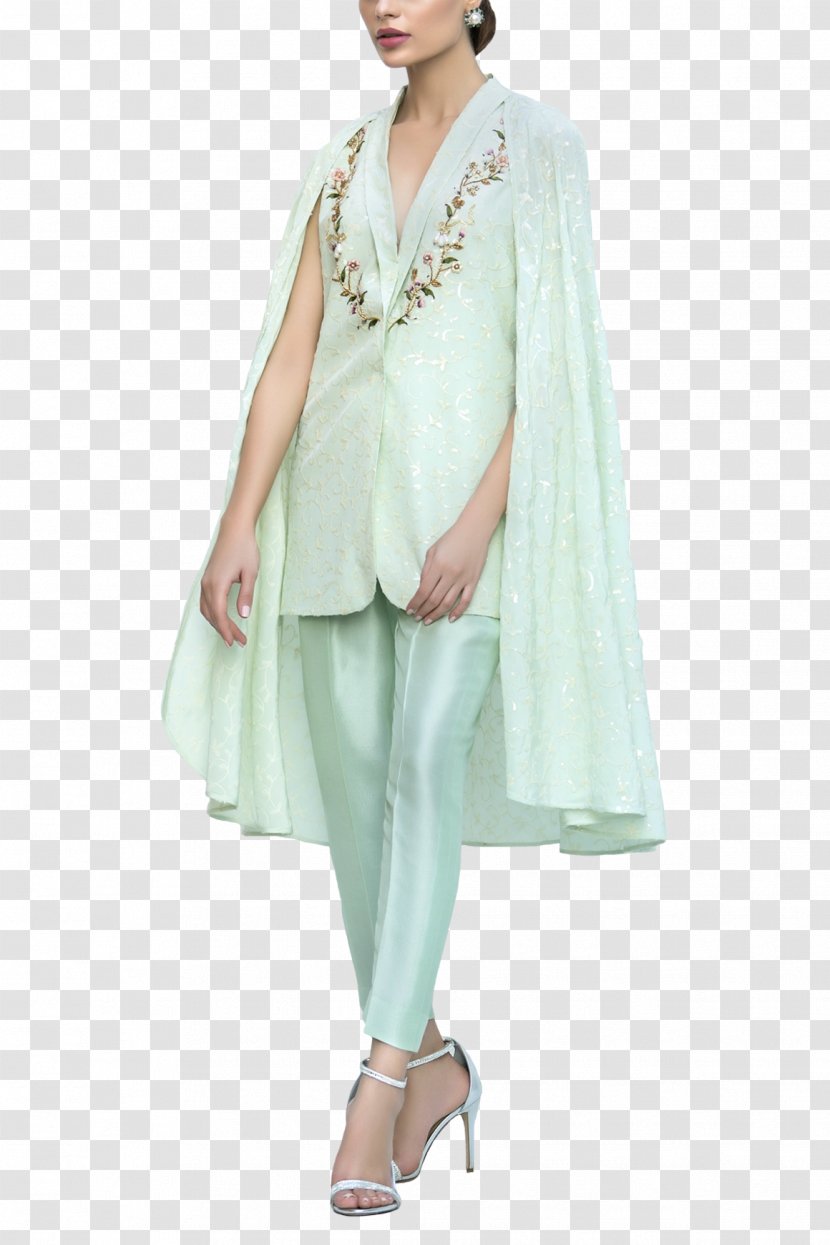 Fashion Embroidery Dress Chiffon Formal Wear Transparent PNG