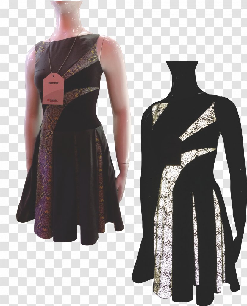 Little Black Dress Shoulder Gown Pattern Transparent PNG