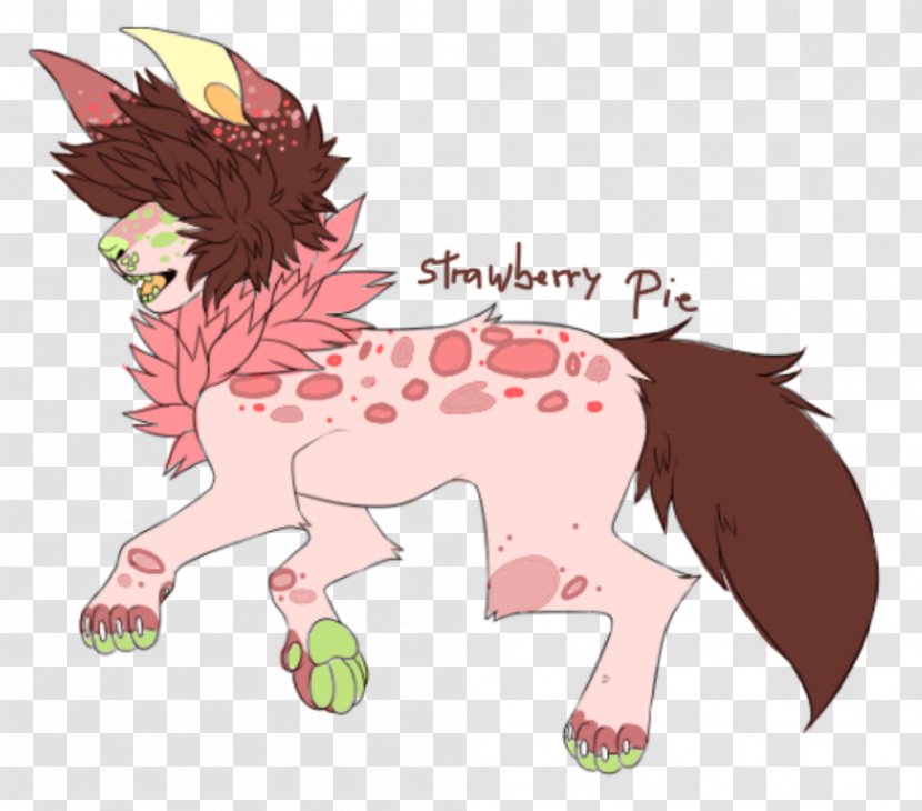 Pony Mustang Strawberry Pie Pack Animal - Heart Transparent PNG