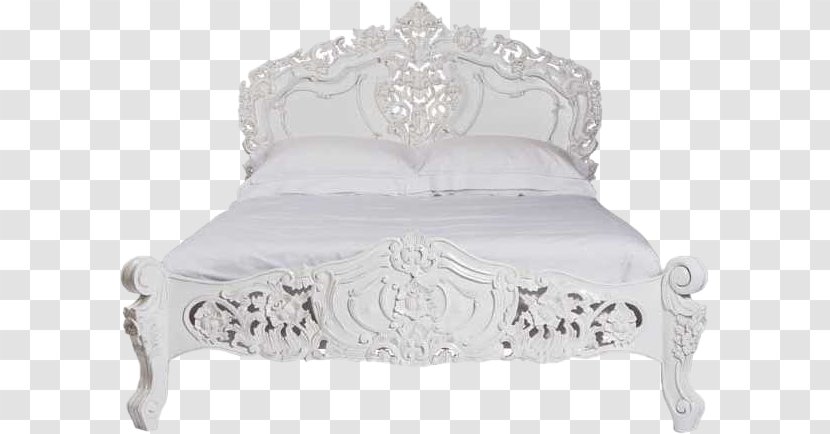 Rococo Bedroom Furniture Sets Bed Frame Size Transparent PNG