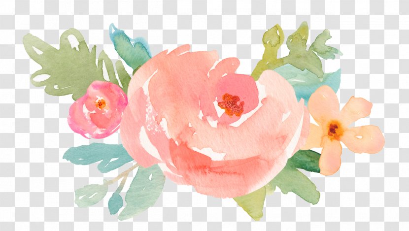 Watercolor Painting Logo Watercolour Flowers - Rose Order Transparent PNG