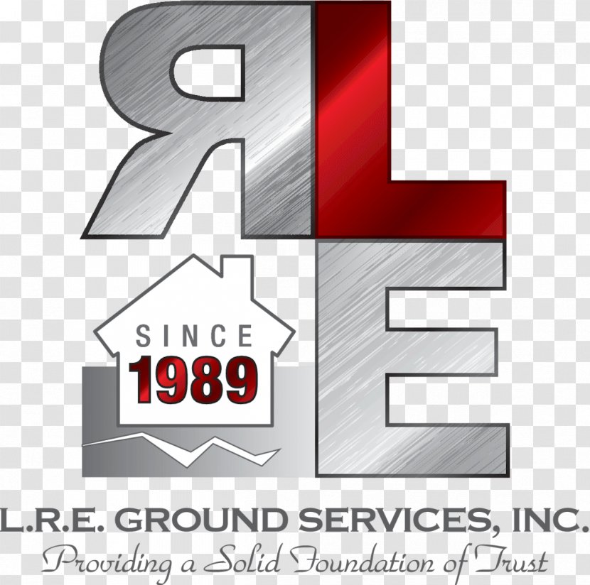 L.R.E. Ground Services, Inc. Brooksville Architectural Engineering Construction LLC Logo - Text - General Contractor Transparent PNG