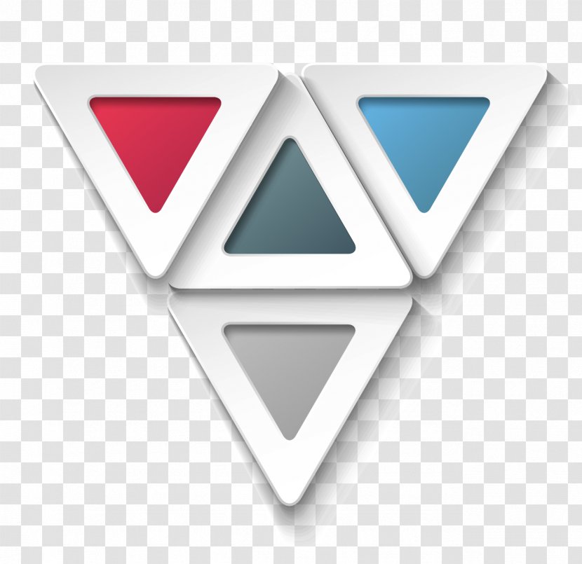 Triangle Chart - Creative Electronic Concept Transparent PNG