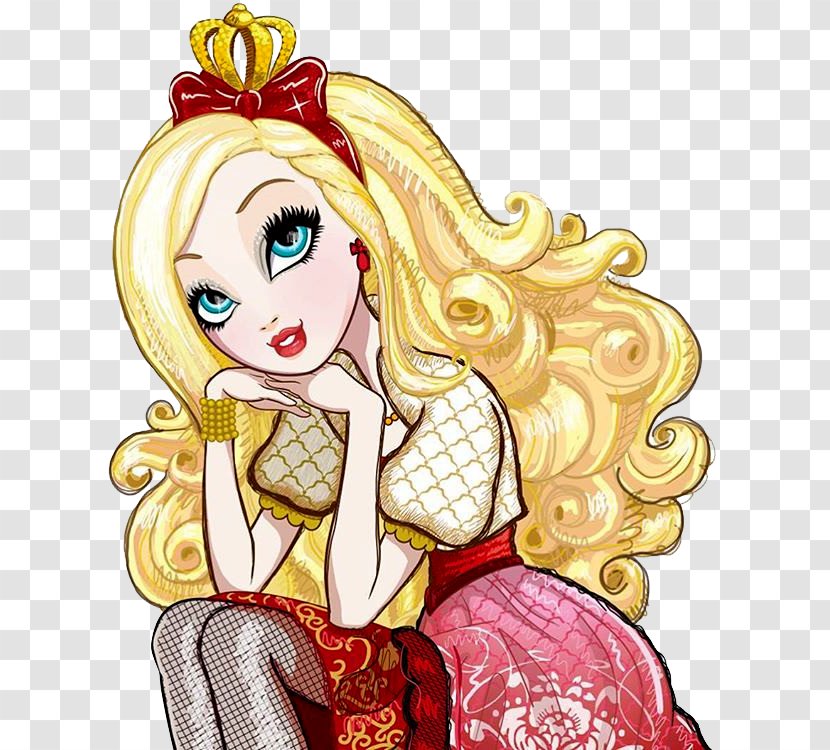 Queen Of Hearts Snow White Ever After High Legacy Day Apple Doll YouTube - Silhouette Transparent PNG