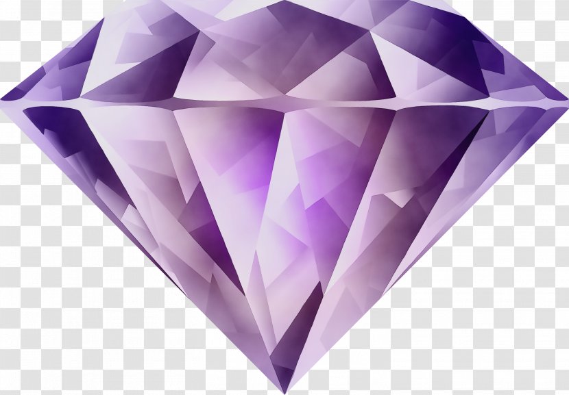 Lavender Background - Diamond - Crystal Transparent PNG