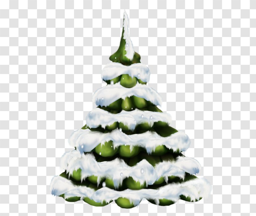 Christmas Tree Pine - Snow Transparent PNG