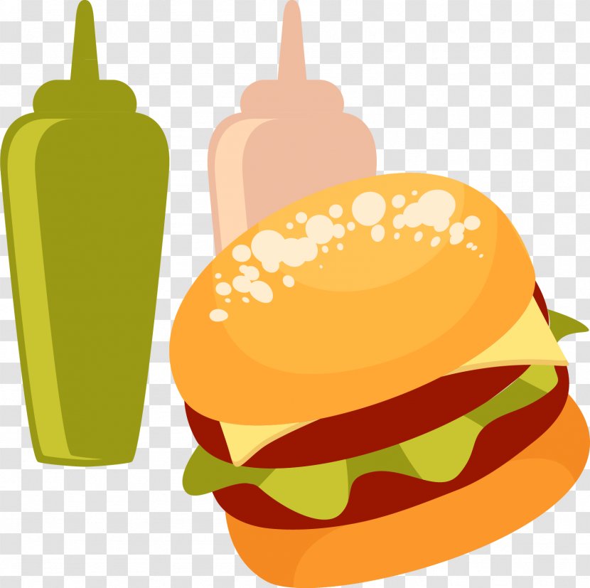 Hamburger Fast Food Clip Art - Fruit - Burger Material Transparent PNG