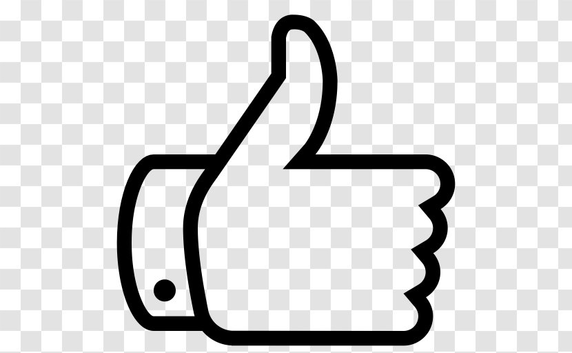 Thumb Signal Like Button Marketing - Thumbs Up Transparent PNG