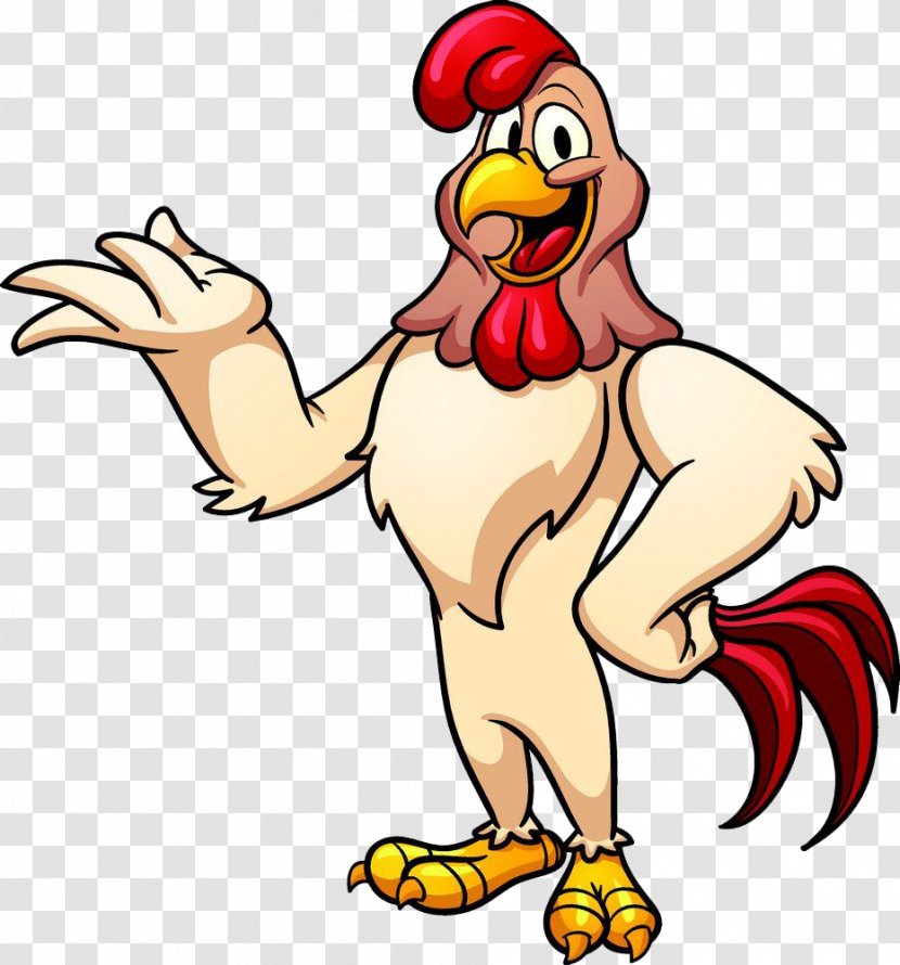 Chicken Foghorn Leghorn Cartoon Illustration - Wing World - Magic Big Cock Transparent PNG