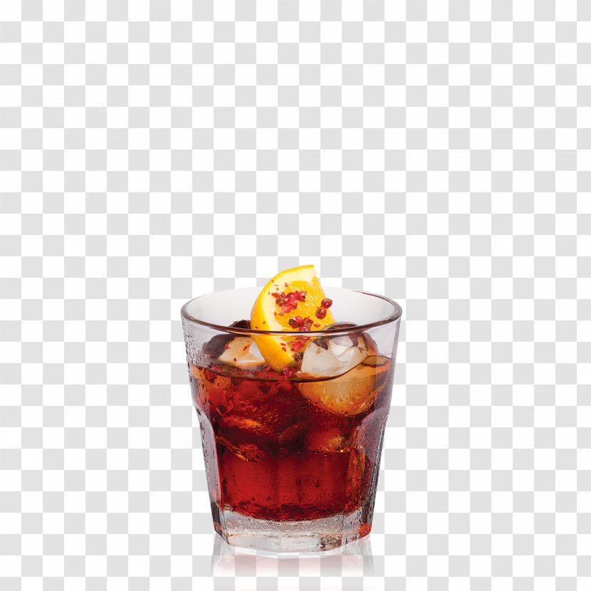 Negroni Old Fashioned Black Russian Rum And Coke Sea Breeze - Non Alcoholic Beverage - Cocktail Transparent PNG