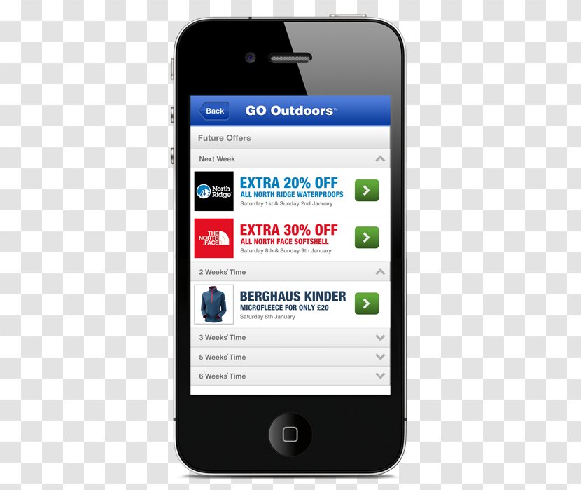 IPhone 4S User Interface Design - Mobile Device - Discount Card Transparent PNG
