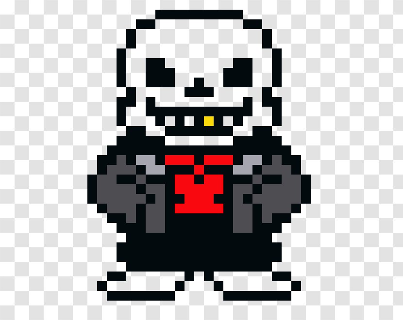 Undertale Pixel Art Sans-serif Drawing - Sprite Transparent PNG